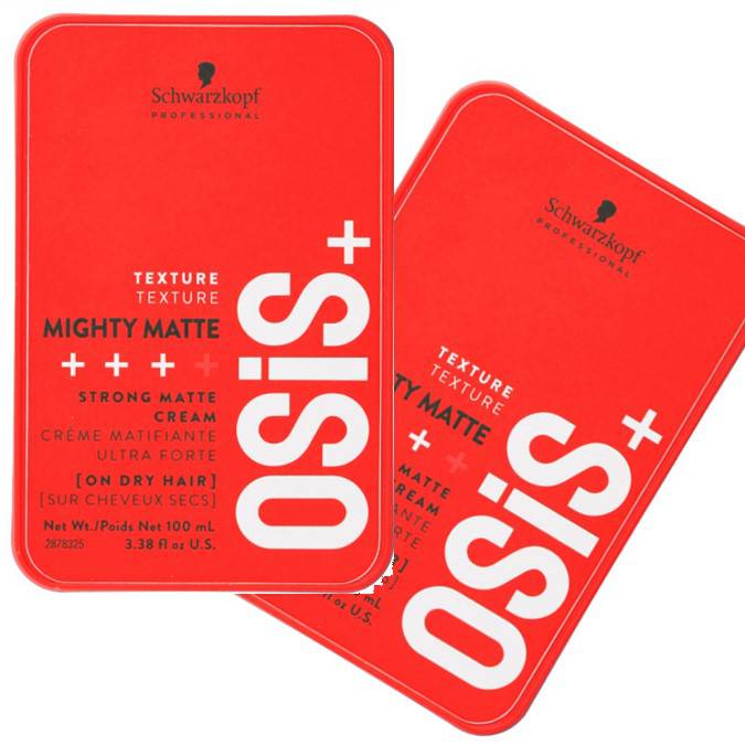 Schwarzkopf Osis+ Mighty Matte Ultra Strong Matte Cream (Ultra Strong) 85ml x 2 - Australian Salon Discounters