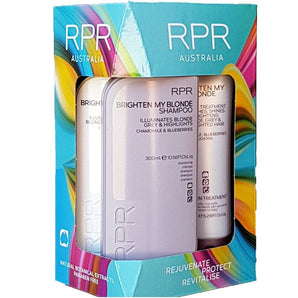 RPR Brighten My Blonde Quad Pack for Blonde & Grey Hair - On Line Hair Depot