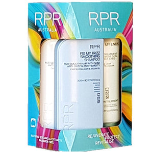 RPR Fix My Frizz Smoothing Quad Pack For smooth hair with shine anti-frizz and anti-humidity - On Line Hair Depot