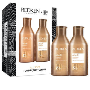 Redken All Soft Shampoo & Conditioner 300ml Duo Pack - On Line Hair Depot