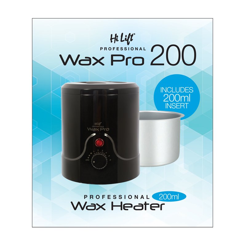 Hi Lift Professional Wax Pro 200 - 200ml Professional Wax Heater Black - Australian Salon Discounters