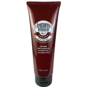 American Barber Firm Hold Styling Gel 250ml - On Line Hair Depot