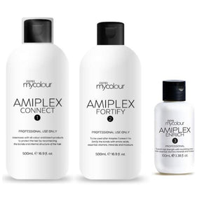 iaahhaircare,Amiplex Kit Connect Fortify Stage 1 and  2  500 ml each,  Stage 3 100 ml,Treatments,Amiplex RPR