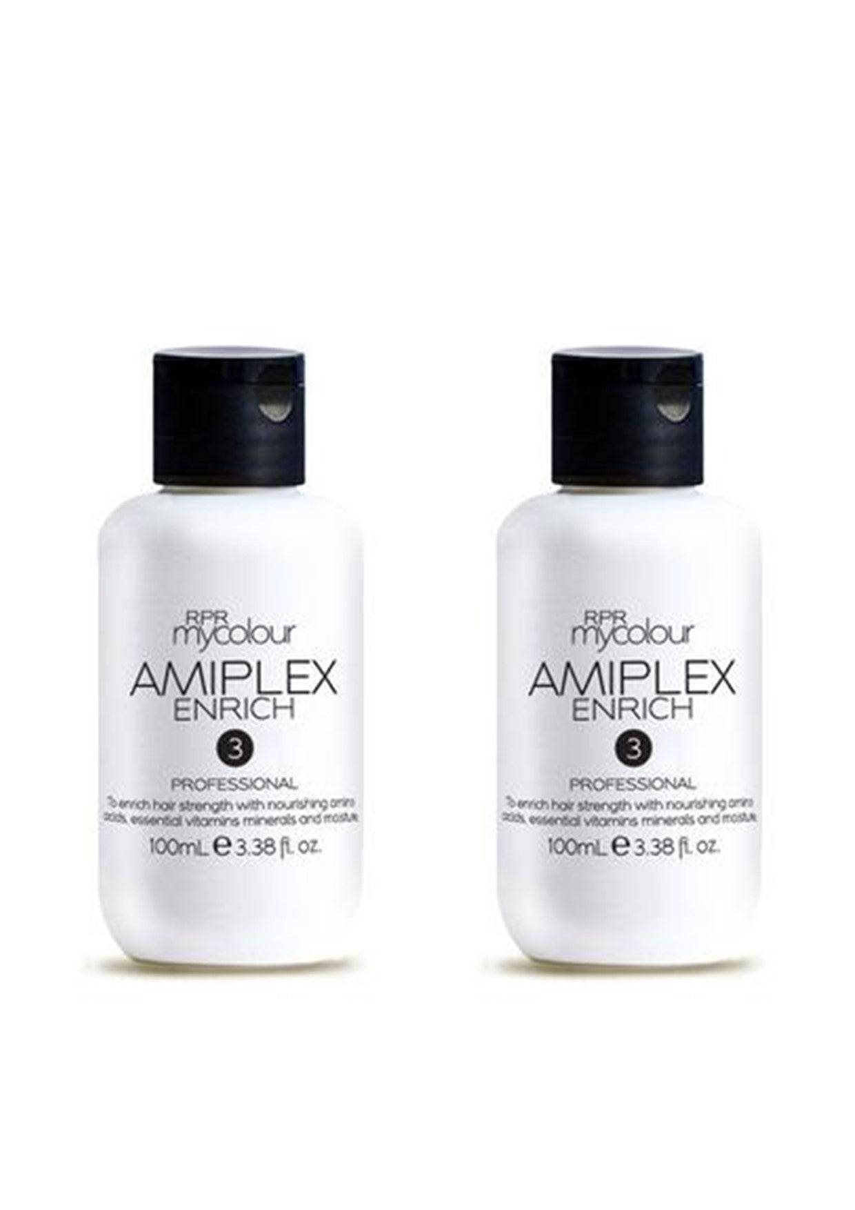 RPR Amiplex Enrich No.3 Enrich Strengthening Treatment 2 x100ml - On Line Hair Depot