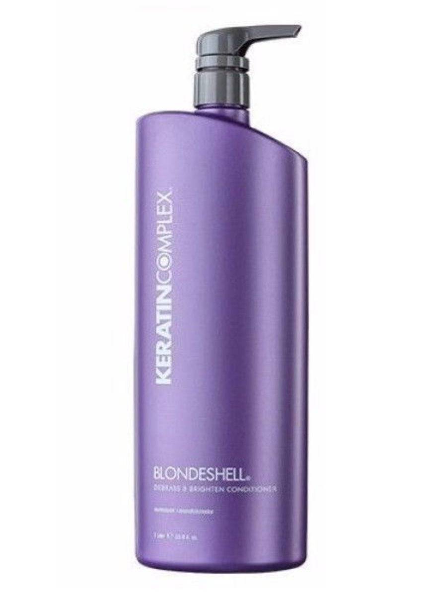 Keratin Complex Blonde Shell Conditioner 1lt with Pump - On Line Hair Depot