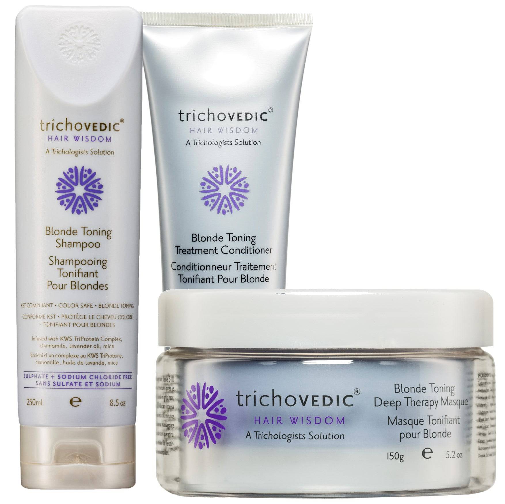 Trichovedic Blonde Keratin after care Pack - Australian Salon Discounters