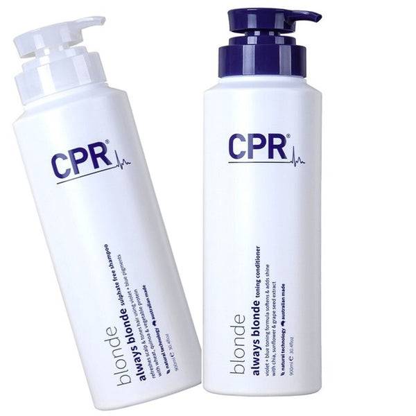 Vitafive CPR Always Blonde Shampoo Conditioner 900ml Duo - Australian Salon Discounters