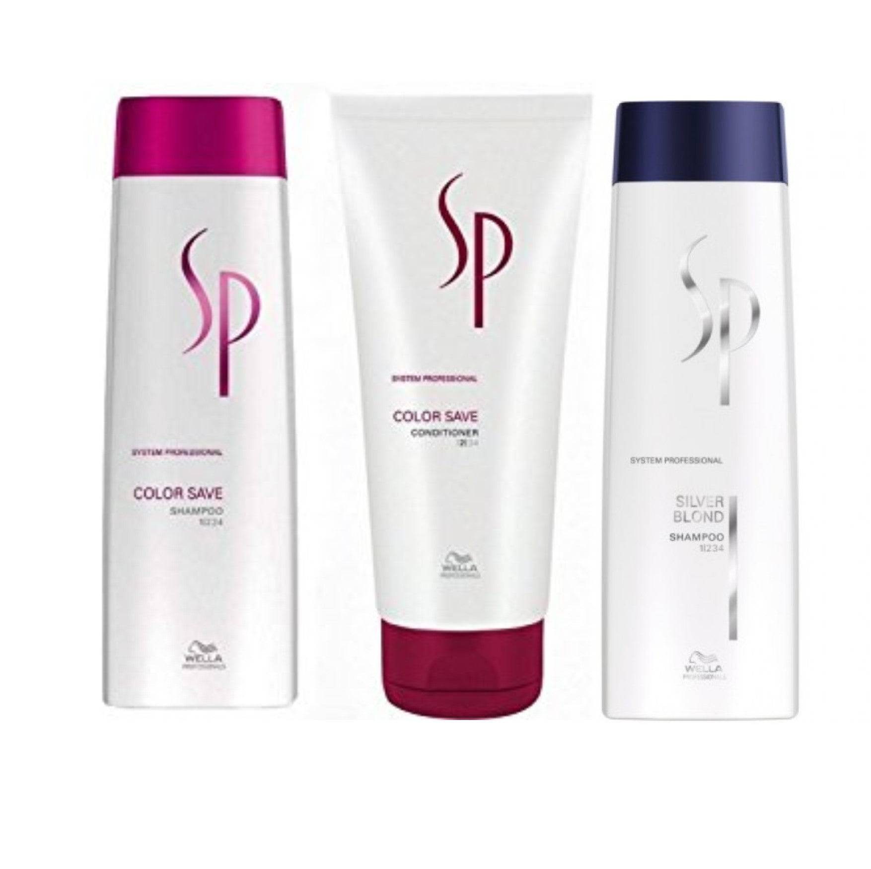 Wella SP Classic Color Save Color Beautiful Blondes Trio Pack - On Line Hair Depot