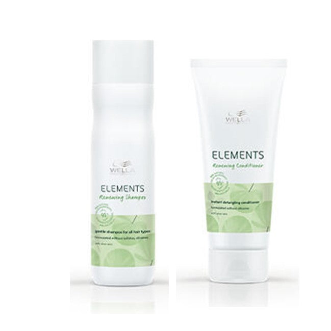 Wella Professionals Elements Renewing Shampoo 250 and Conditioner 200 Duo - Australian Salon Discounters