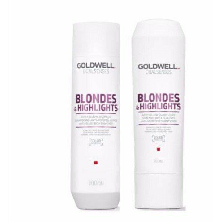 Goldwell Blondes & Highlights Anti Yellow Brassiness Duo Pack - Australian Salon Discounters