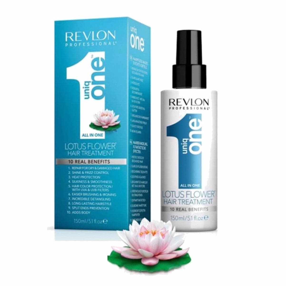 Revlon Uniq One Lotus Flower All In One Hair Treatment 150 ml - Australian Salon Discounters
