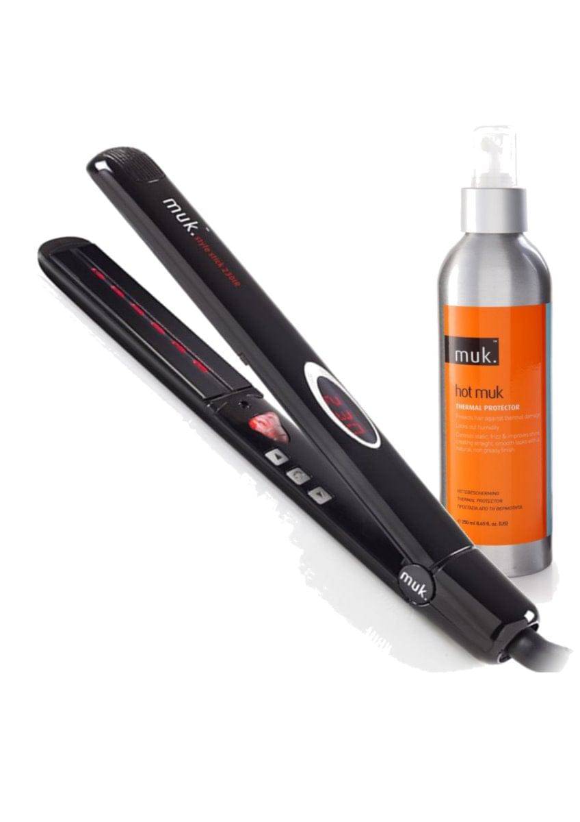 Muk 230 IR Hair Straightener Infra Red & Hot Muk Thermal Protector - On Line Hair Depot