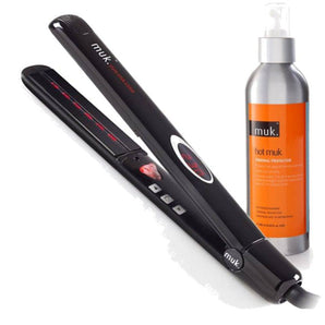Muk 230 IR Hair Straightener Infra Red & Hot Muk Thermal Protector - On Line Hair Depot