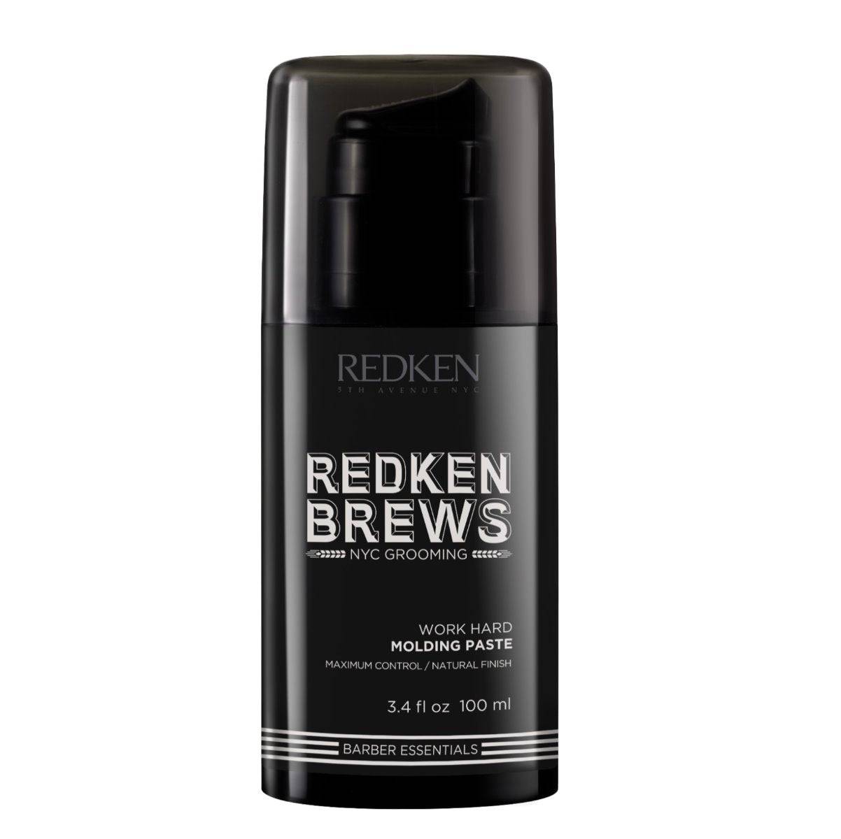 Redken Brews Work Hard Molding Paste for Styling All Hair Types - On Line Hair Depot