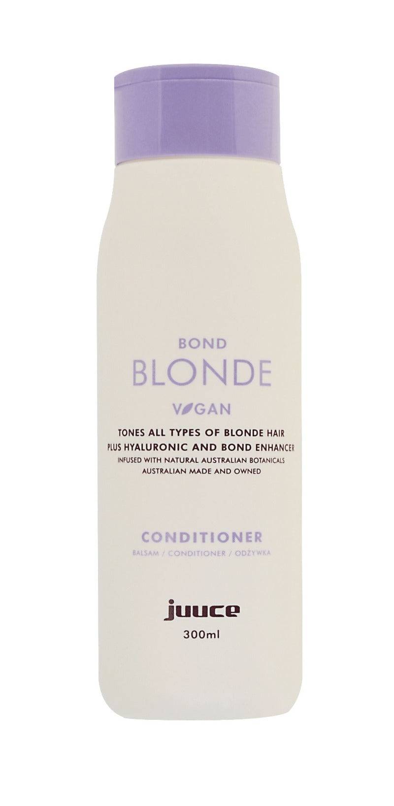 Juuce Bond Blonde Conditioner 300ml - Australian Salon Discounters
