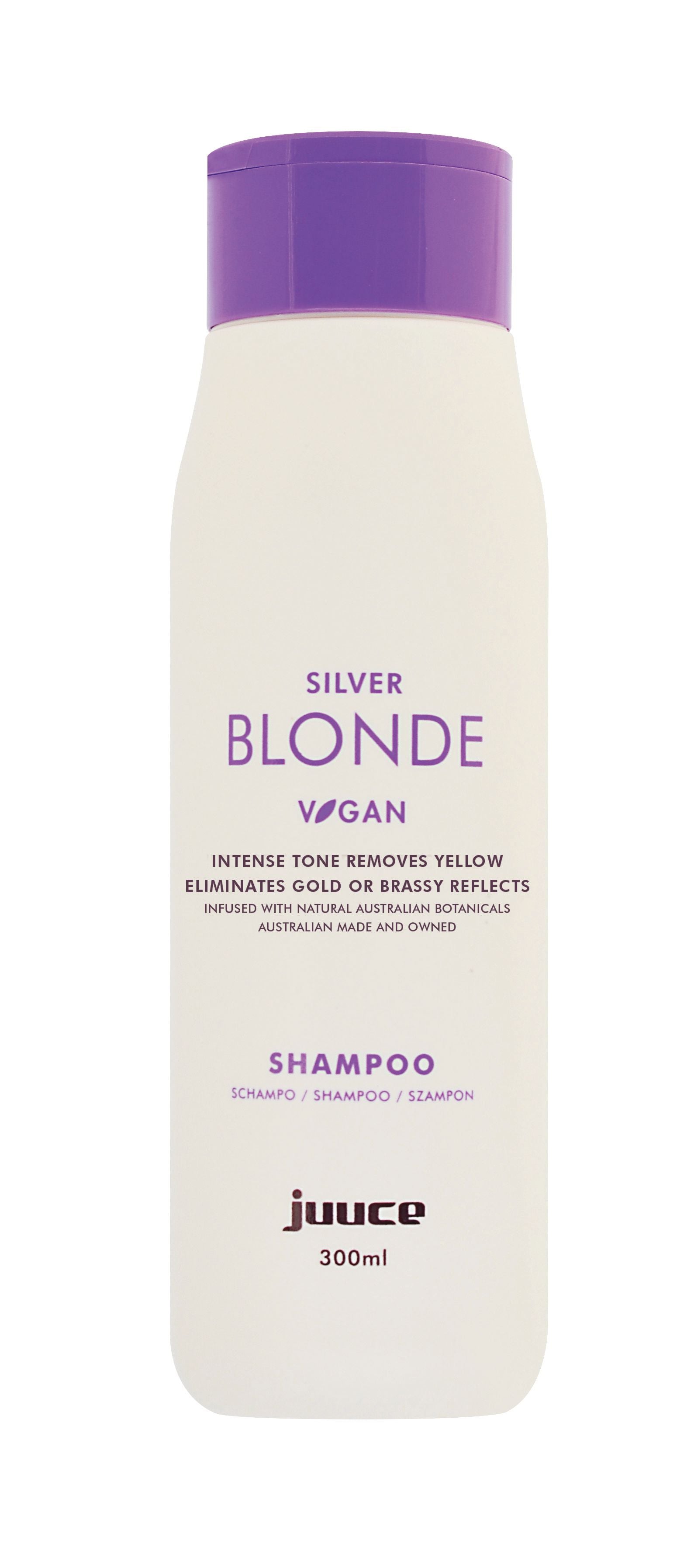 Juuce Silver Blonde Shampoo  300ml Juuce Silver Blonde - On Line Hair Depot