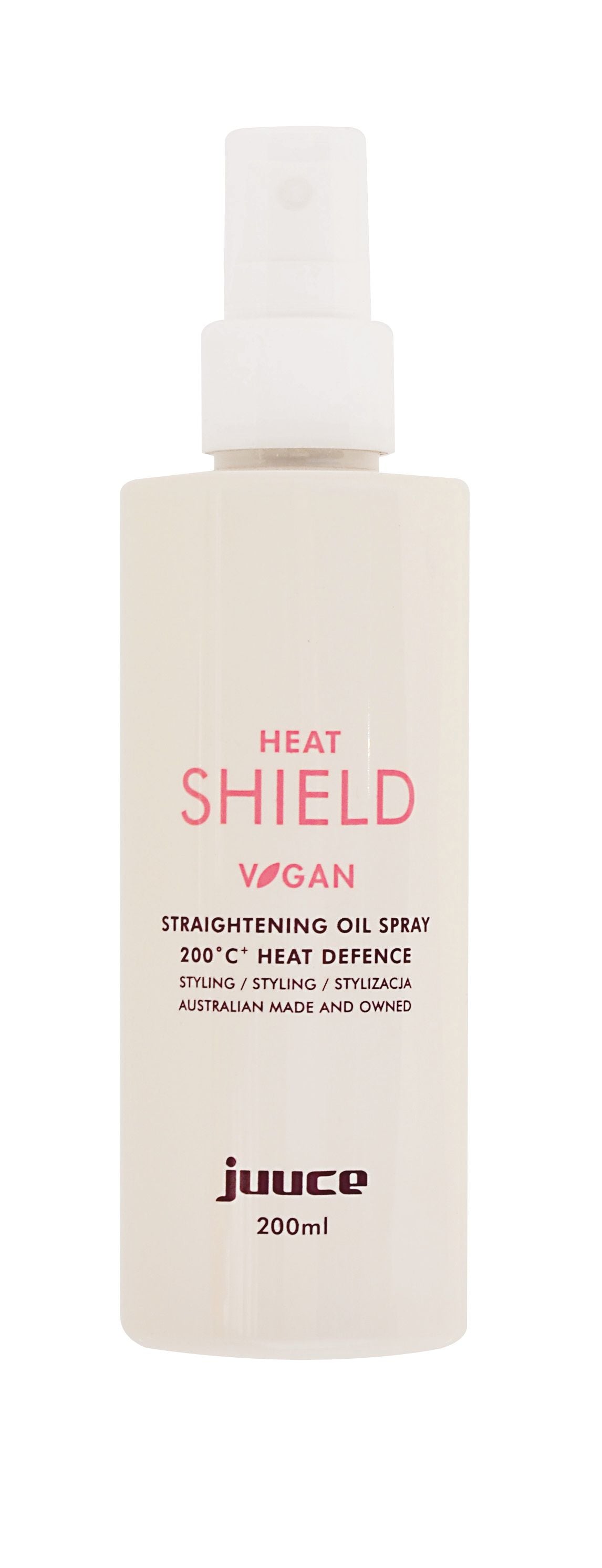 Juuce Heat Shield protection 200c + Heat defence Smooth Straight 200ml Juuce Styling - On Line Hair Depot