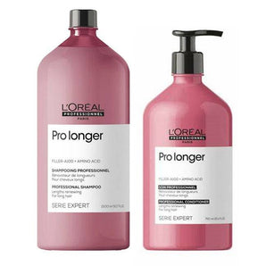 Loreal Professionel Pro Longer Shampoo & Conditioner Duo Jumbo Sizes - On Line Hair Depot