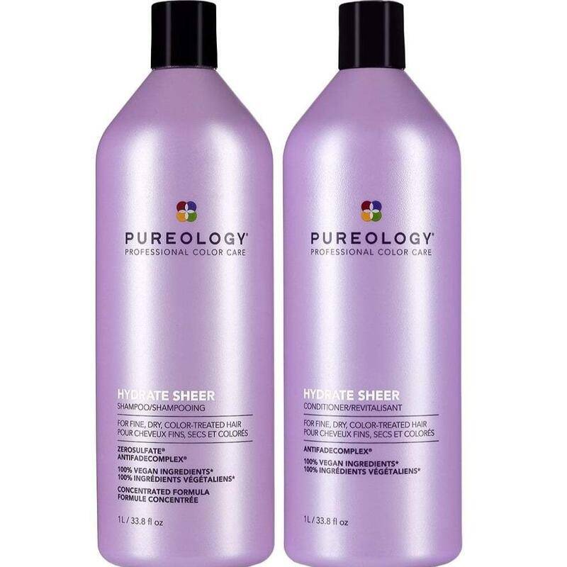Pureology Hydrate Sheer Shampoo and Conditioner 1000 ml Duo - Australian Salon Discounters