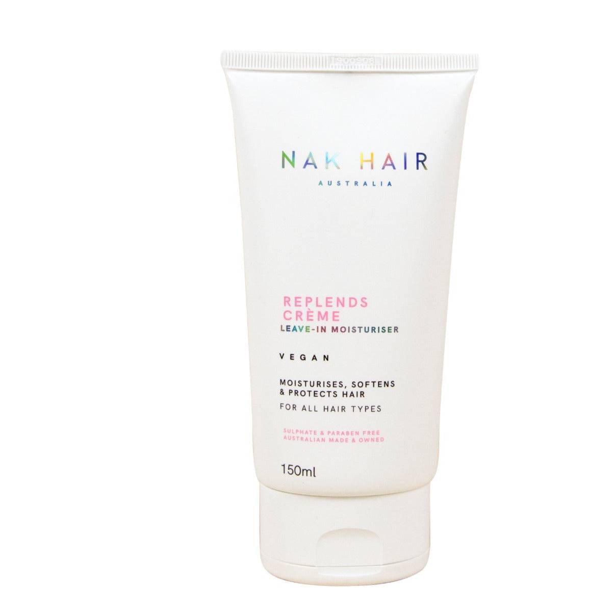 Nak Nourish Shampoo Conditoner Repl Ends Leave in Moisturiser Trio - On Line Hair Depot