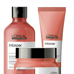 Loreal Professional Inforcer B6+Biotin Strength Shampoo Condition Mask  Trio - On Line Hair Depot