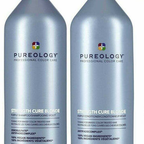 Pureology Strength Cure Best Blonde Shampoo and Conditioner 1 Litre Duo - On Line Hair Depot