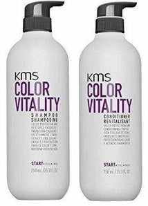 KMS Color Vitality Shampoo and Conditioner 750ml Duo Pack - On Line Hair Depot
