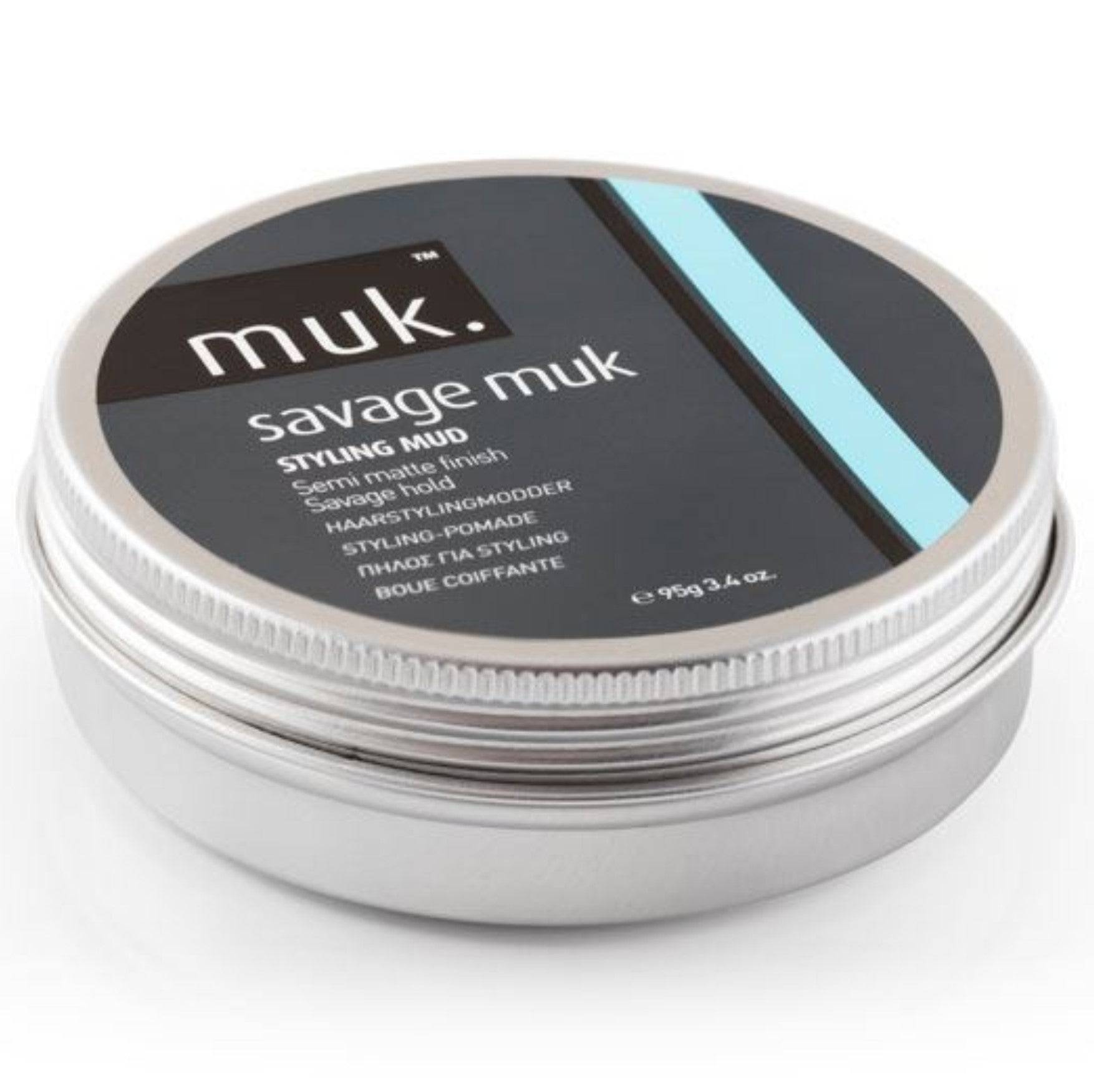 Muk Savage Styling Mud 95GR - On Line Hair Depot