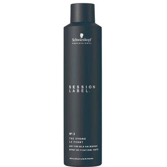 Schwarzkopf Session Label No.3 The strong 300ml dry firm hold hairspray - Australian Salon Discounters