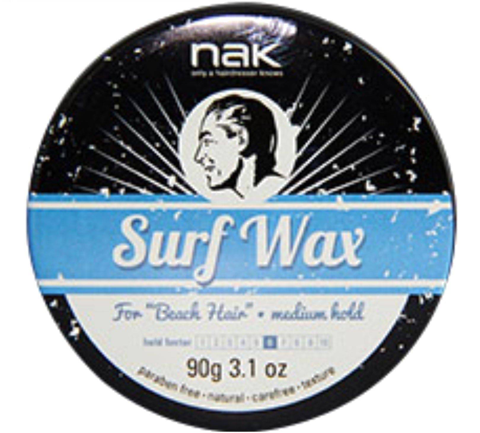 Nak Surf Wax Matt Wax Medium hold 90g - On Line Hair Depot