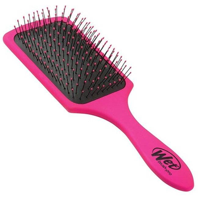 The Wet Brush Detangler Gloss Pink Paddle Brush with aqua vents - Australian Salon Discounters