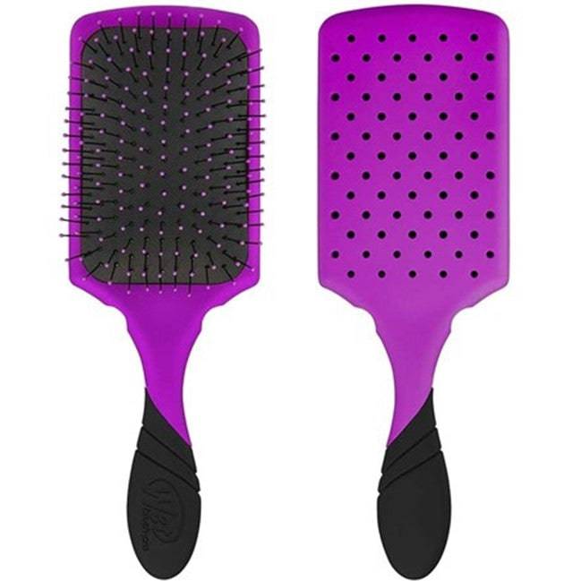 The Wet Brush Pro Paddle Detangler Purple Paddle Brush with rubberized Handle - Australian Salon Discounters